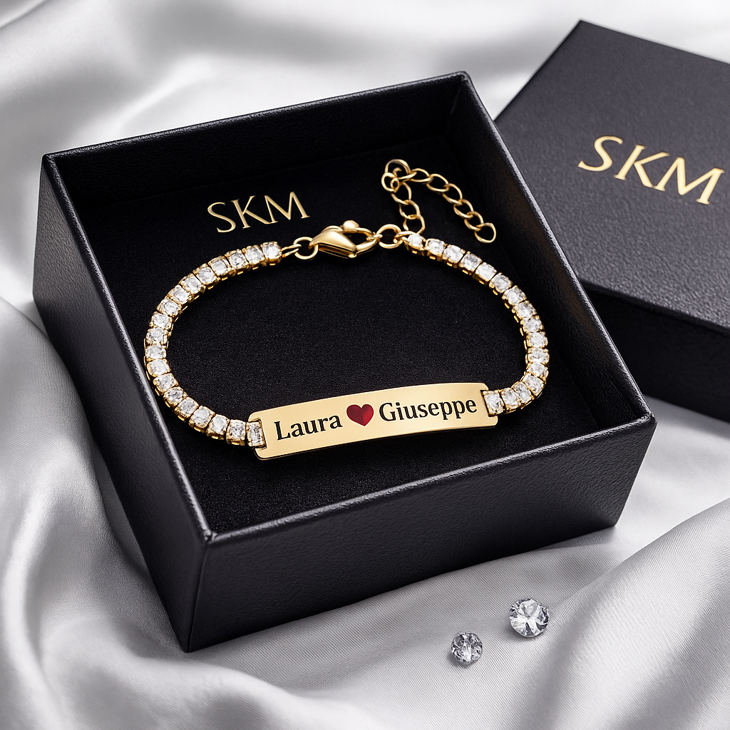 Bracciale Tennis Personalizzato – il nome che Ami sempre con Te