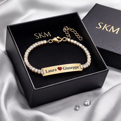 Bracciale Tennis Personalizzato – il nome che Ami sempre con Te