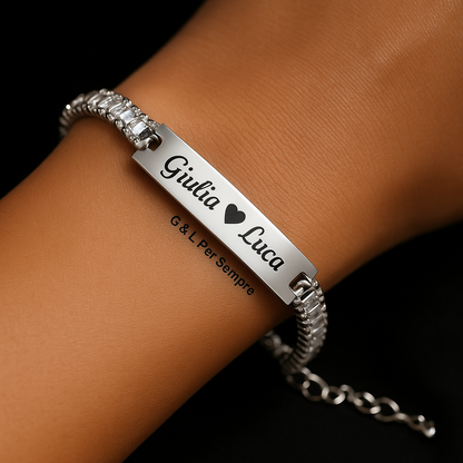 Bracciale Tennis Personalizzato – il nome che Ami sempre con Te