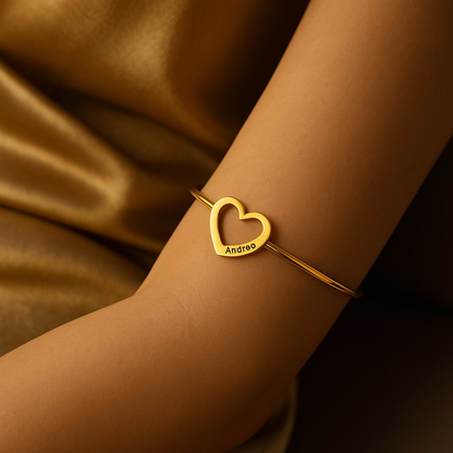 Bracciale Cuori Intrecciati – Personalizzabile
