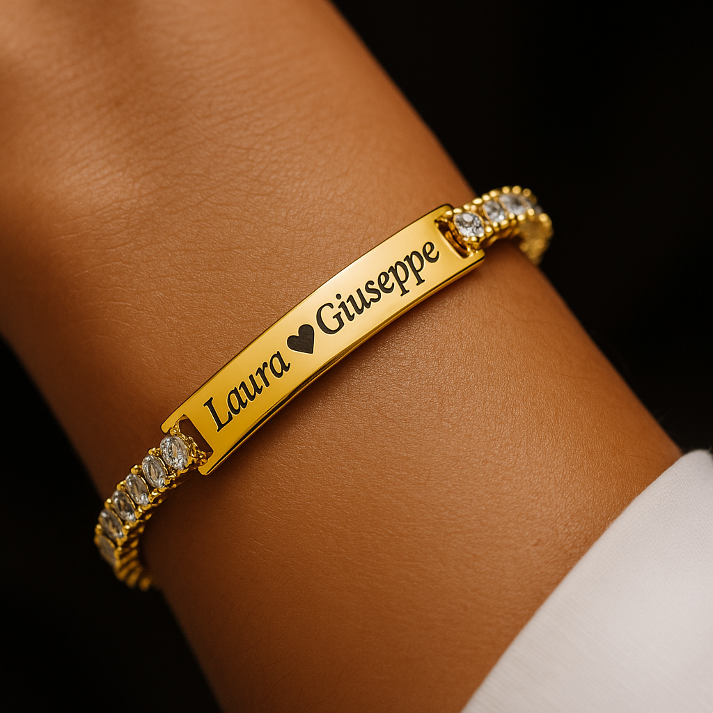 Bracciale Tennis Personalizzato – il nome che Ami sempre con Te