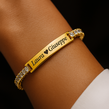 Bracciale Tennis Personalizzato – il nome che Ami sempre con Te