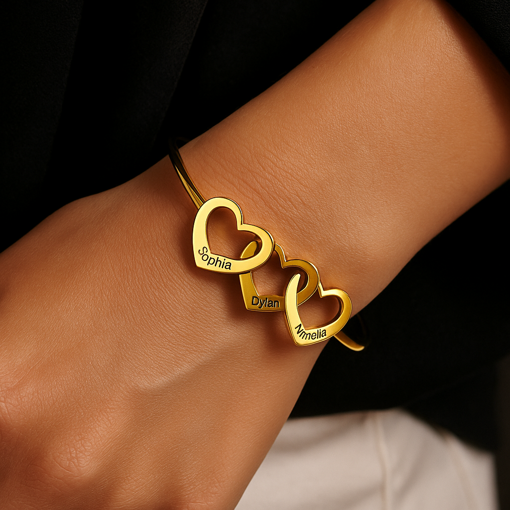 Bracciale Cuori Intrecciati – I Nomi Che Ami, Sempre Con Te